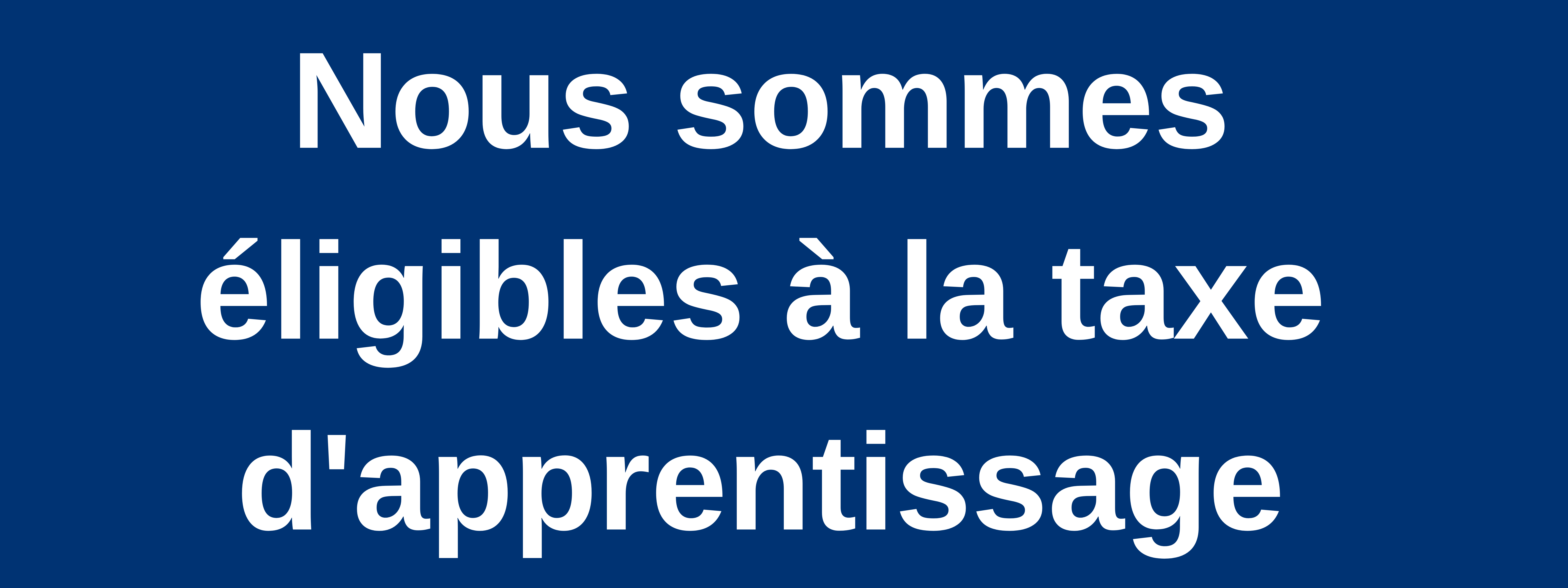 Versez votre solde de taxe dapprentissage à lE S A Entraide